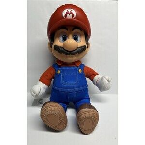The Super Mario Bros Movie Poseable Plush Figure Jakks Pacific Nintendo In Hand